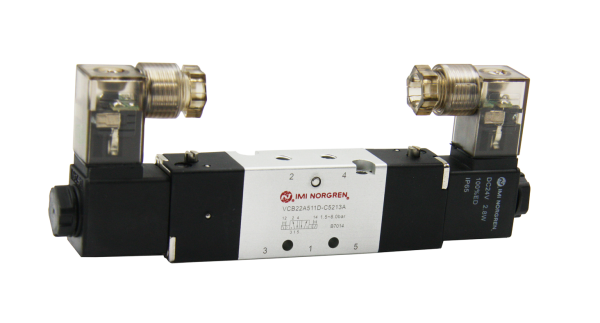 โซลินอยด์วาล์ว คอยล์ 2ข้าง 2/2 Solenoid valve Double Coil VCB22 ยี่ห้อ NORGREN