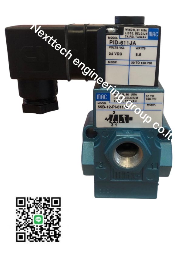 SOLENOID VALVE MAC โซลินอยล์ วาลว์ 55B-12-PI-611JA