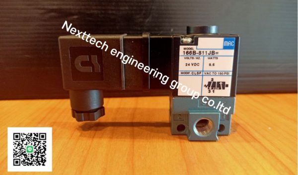 SOLENOID VALVE, 100 SERIES MAC 166B-611JB