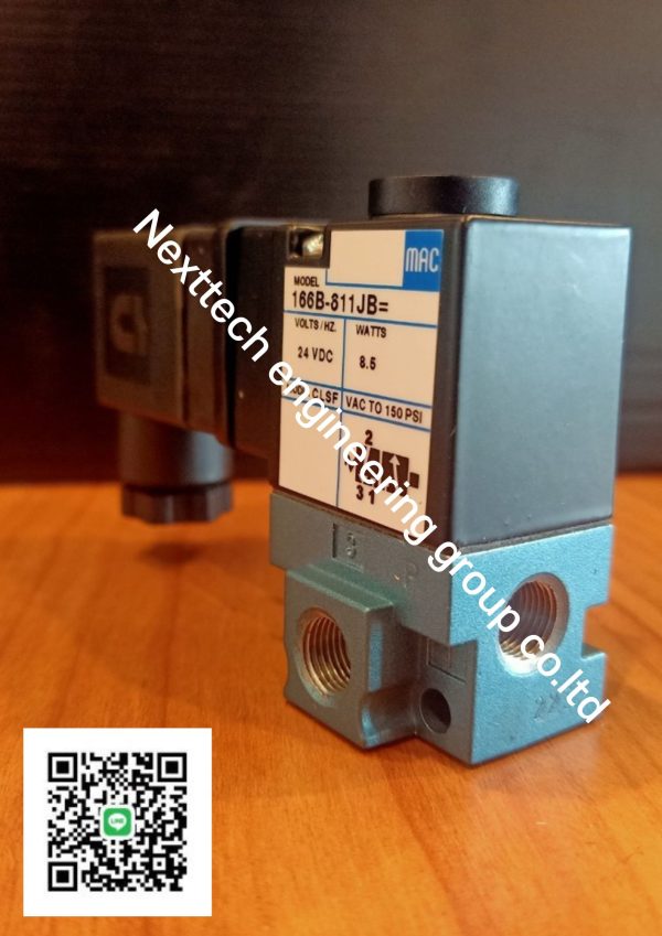 SOLENOID VALVE, 100 SERIES MAC 166B-611JB